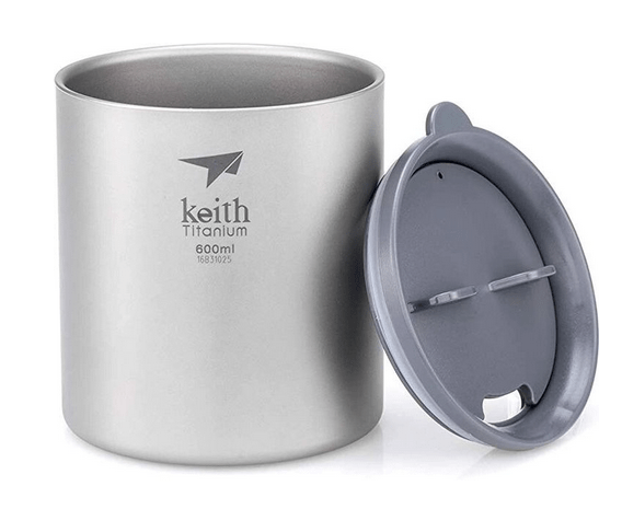 Keith Термокружка из титана Keith Ti3306 Ultralight Mug Titan 0.6