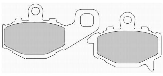 FERODO Тормозные колодки для мотоцикла Ferodo FDB2012ST