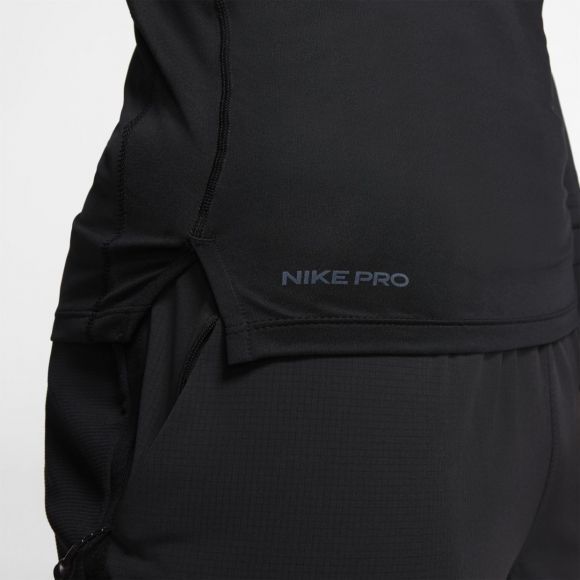 Nike Спортивный лонгслив с воротником Nike Pro