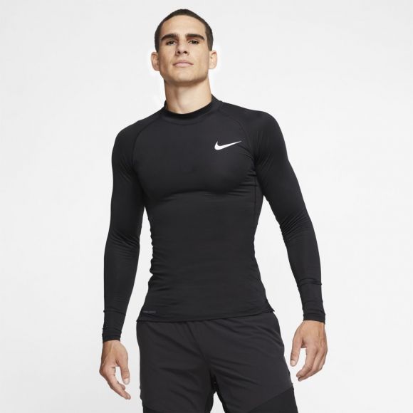 Nike Спортивный лонгслив с воротником Nike Pro