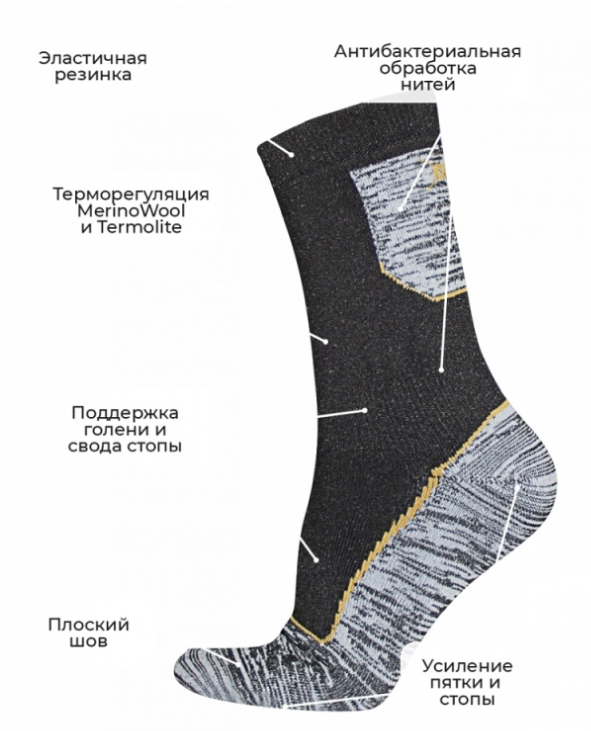 Talberg Термоноски теплые Talberg Explorer Thermolite −10°C