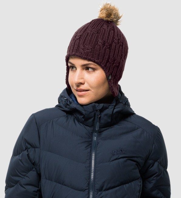 Jack Wolfskin Шапка стильная Jack Wolfskin Stormlock Braid Cap Women