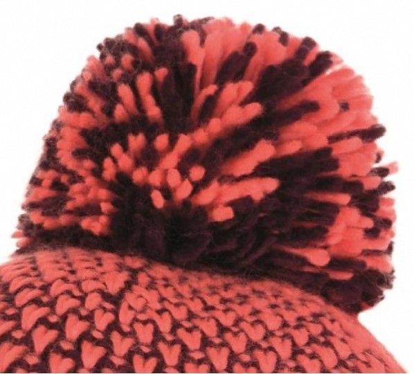 Buff Теплая шапка Buff Knitted & Polar Hat Tilda Bright Pink