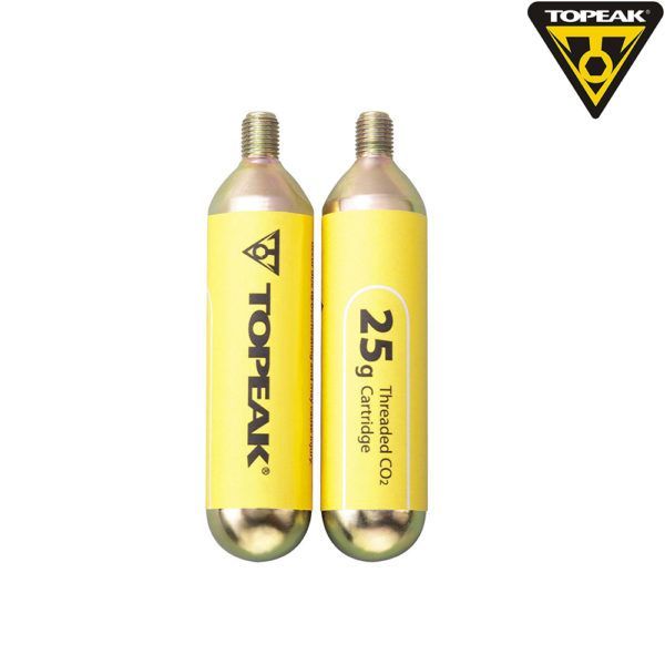 TOPEAK Нужный набор из резьбовых баллончиков Topeak 25G CO2 картридж, 2 шт./упаковка, для 29er покрышек