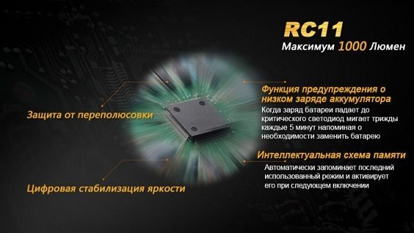 Fenix Фонарь яркий Fenix RC11 Cree XM-L2 U2 LED