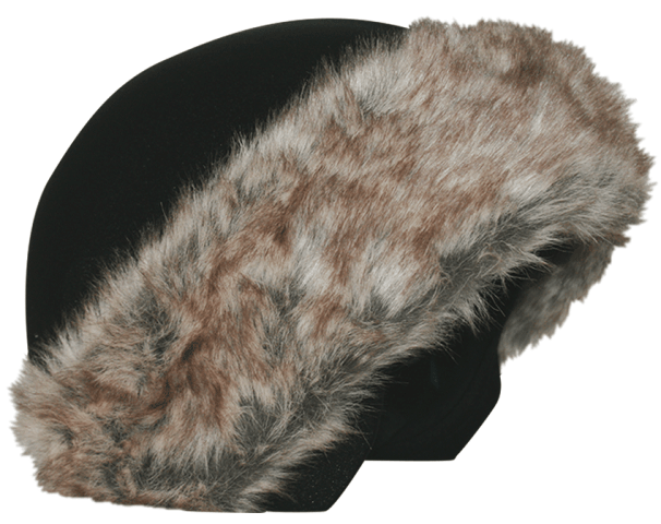 Coolcasc Нашлемник утонченный для девушек Coolcasc E001 Brown Fur