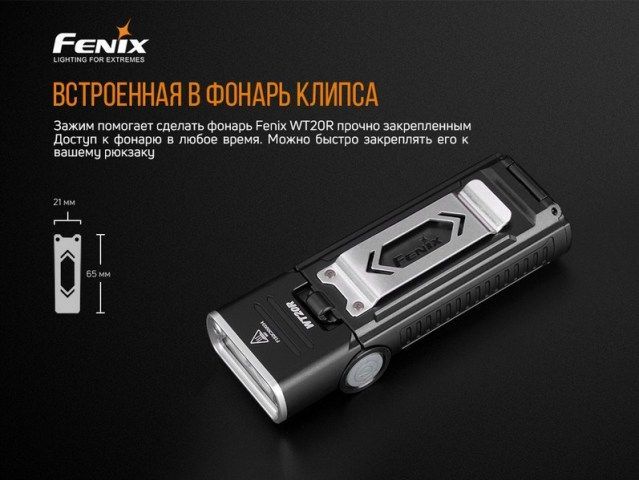 Fenix Fenix - Фонарь с поворотным корпусом WT20R