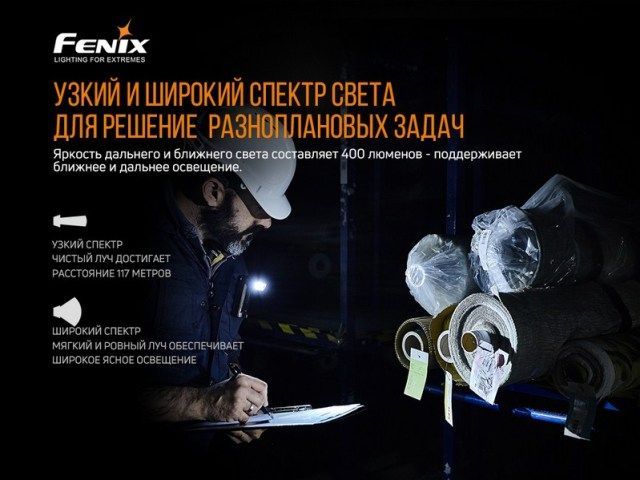 Fenix Fenix - Фонарь с поворотным корпусом WT20R