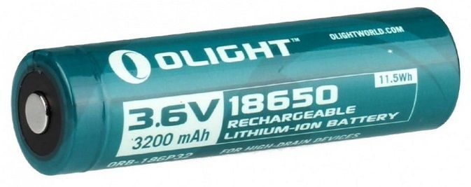 Olight Аккумулятор перезаряжаемый Olight 18650 3,7 В 3200 mAh