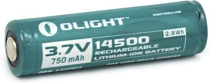 Olight Аккумулятор высокотоковый Olight 14500 3,7 B 750 mAh