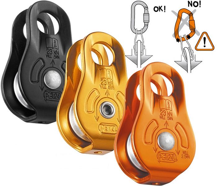 Petzl Блок-ролик одинарный с подшипником Petzl Fixe