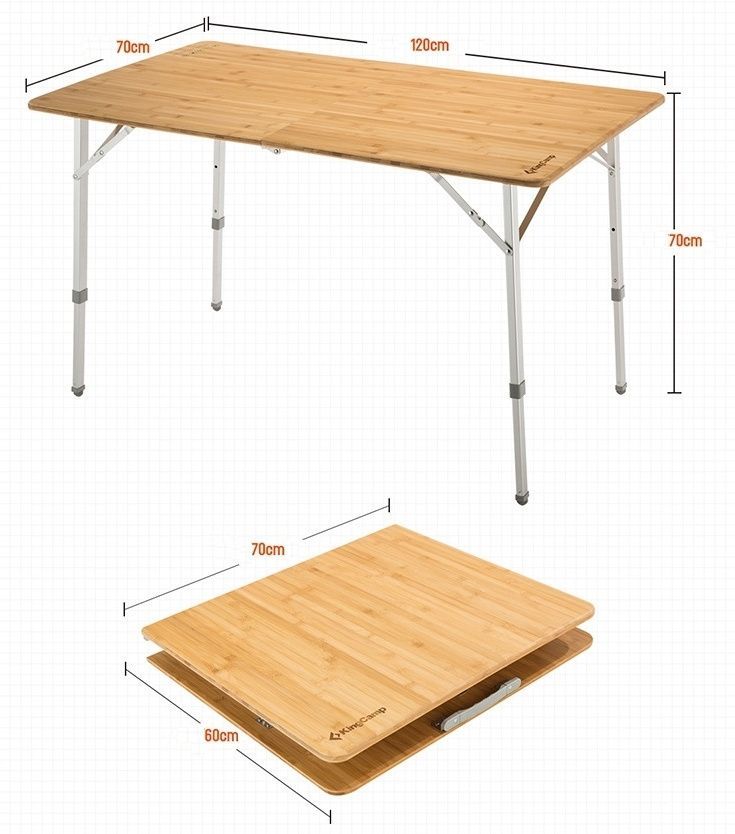 KingCamp Складной стол King Camp 3929 Bamboo Folding Table