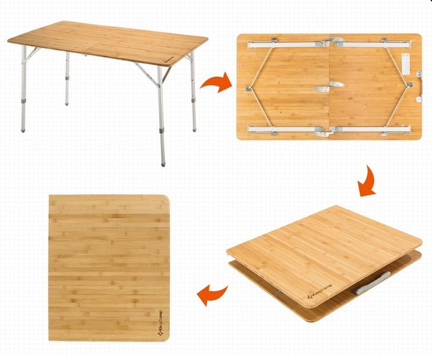 KingCamp Складной стол King Camp 3929 Bamboo Folding Table