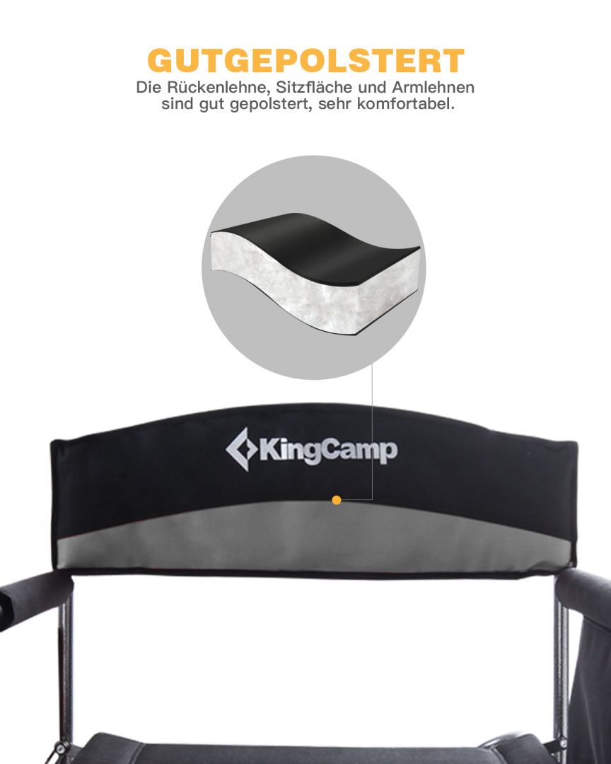 KingCamp Кресло складное King Camp 1904 Steel Director Chair