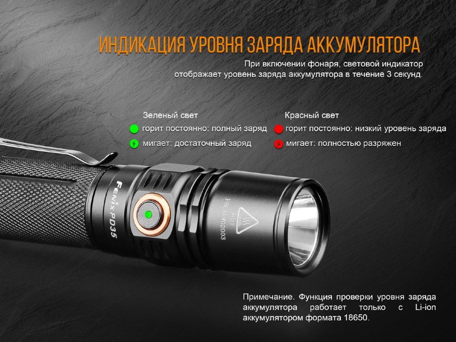 Fenix Фонарь карманный многофункциональный Fenix PD35 V2.0 Cree XP-L HI V3 LED