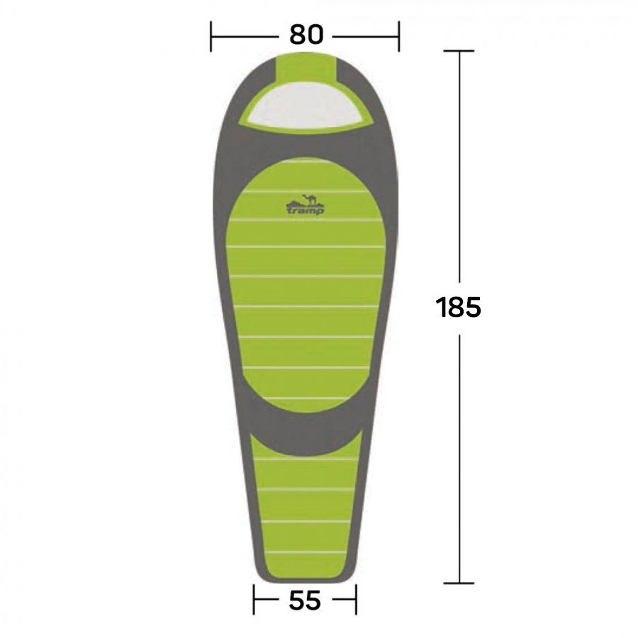 Tramp Спальник-кокон в палатку правый Tramp Rover Compact (комфорт -5)