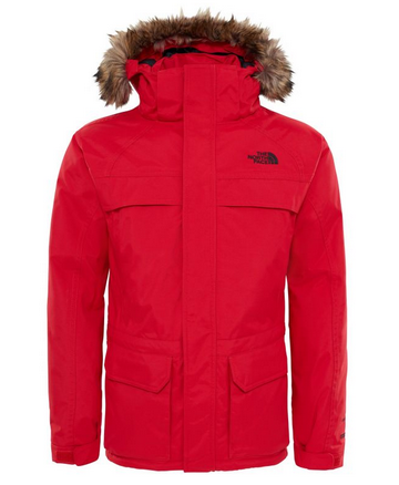 the north face panel padded jacket grey